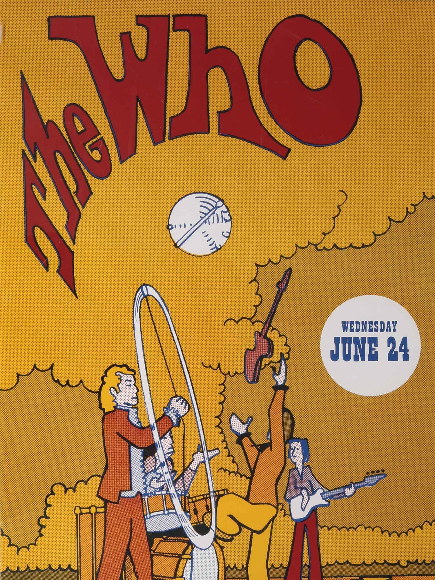 AMERICAN THE WHO AND JAMES GANG CONCERT POSTER PIC-1